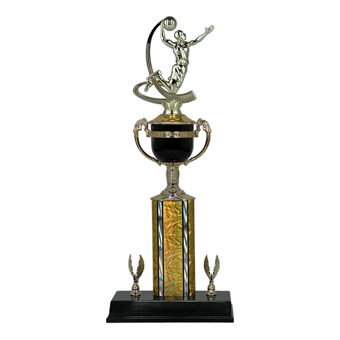 Trofeo de Tubo con Figura Serie 442 de Baloncesto